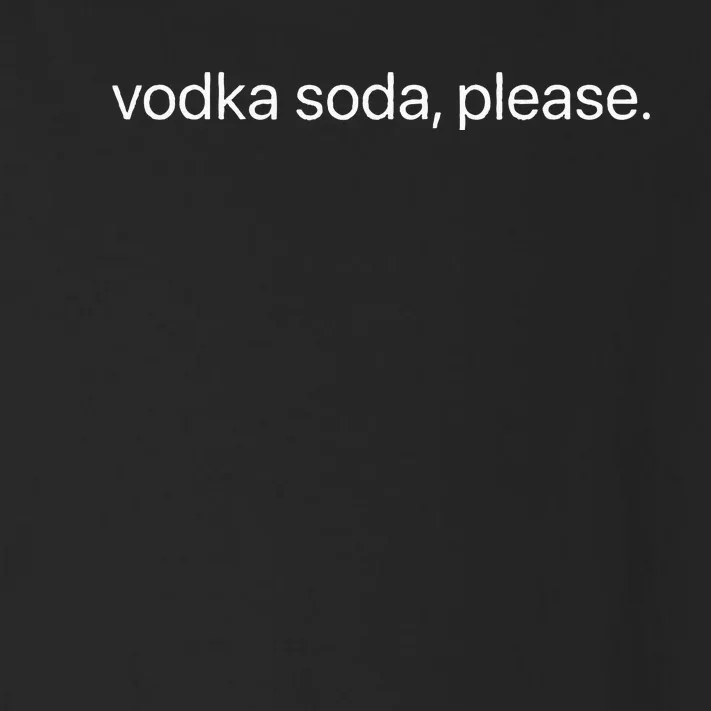 Vodka Soda Toddler Long Sleeve Shirt