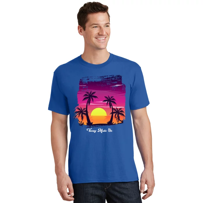 Vintage Sunset Vacay Mode: On Summer Beach Gift T-Shirt