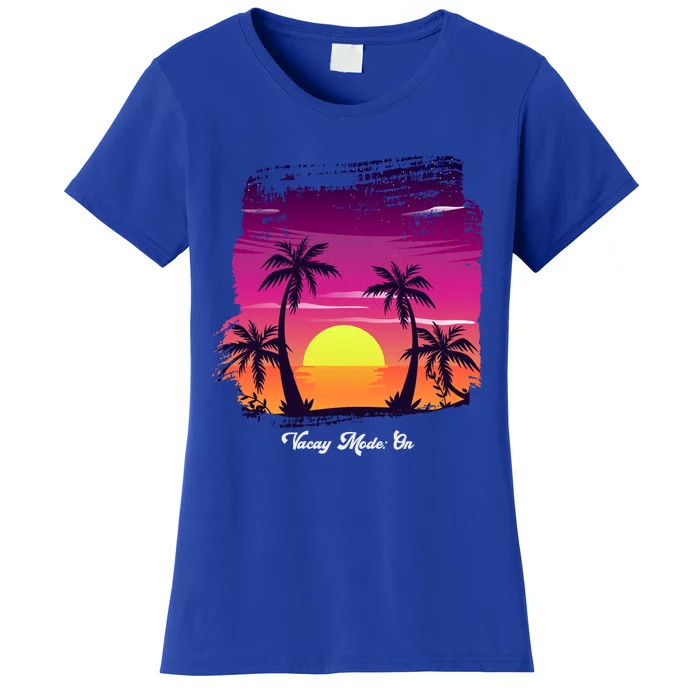 Vintage Sunset Vacay Mode: On Summer Beach Gift Women's T-Shirt