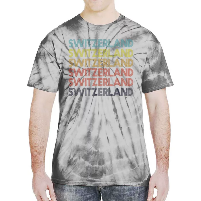 Vintage Switzerland Tie-Dye T-Shirt