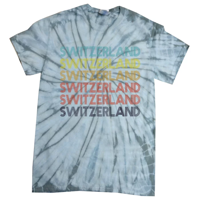 Vintage Switzerland Tie-Dye T-Shirt