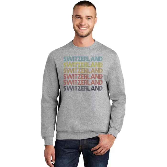 Vintage Switzerland Tall Sweatshirt