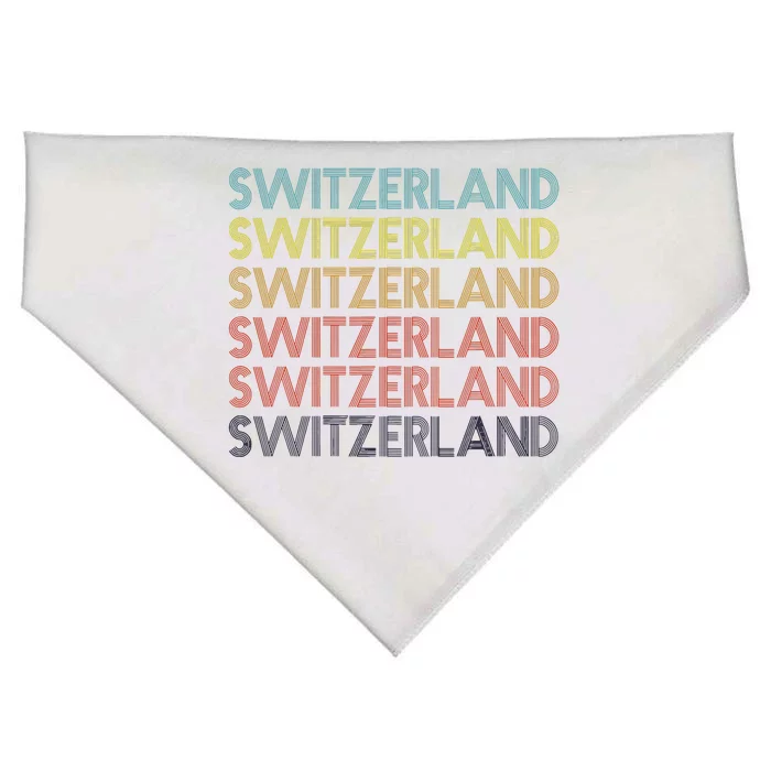 Vintage Switzerland USA-Made Doggie Bandana