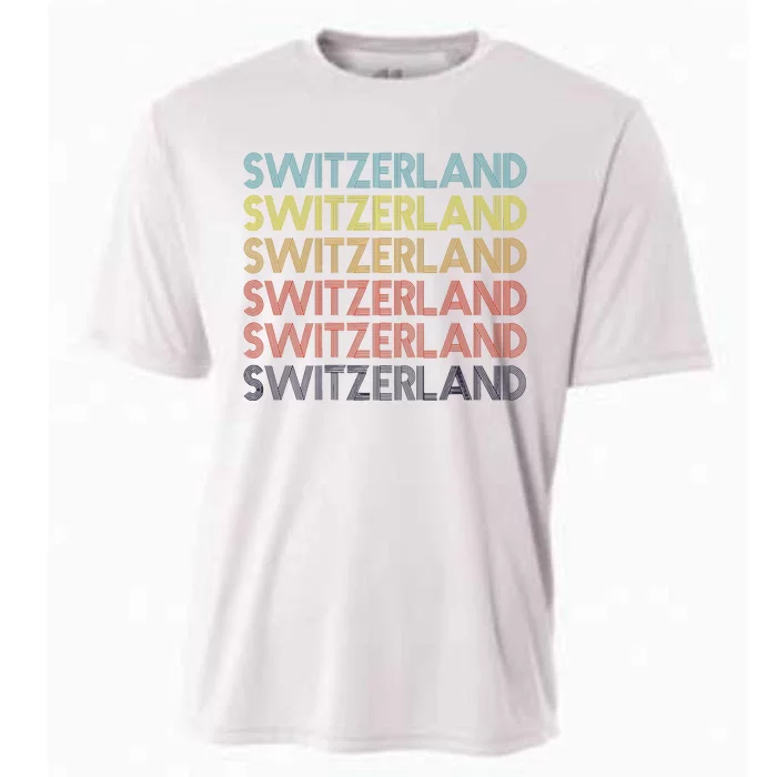 Vintage Switzerland Cooling Performance Crew T-Shirt