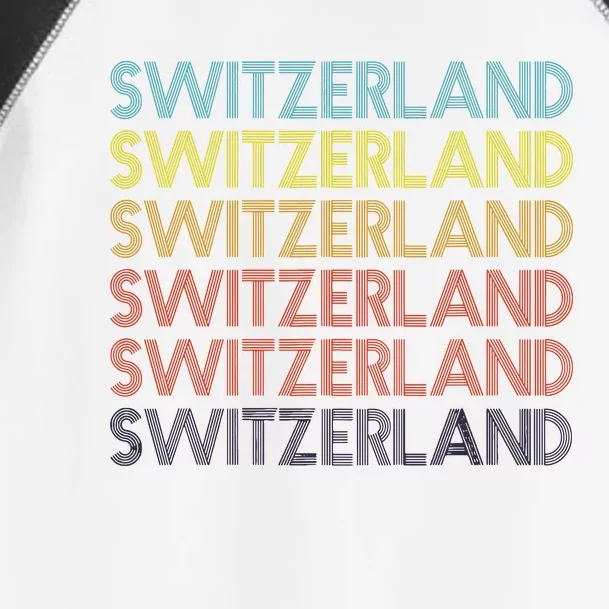 Vintage Switzerland Toddler Fine Jersey T-Shirt