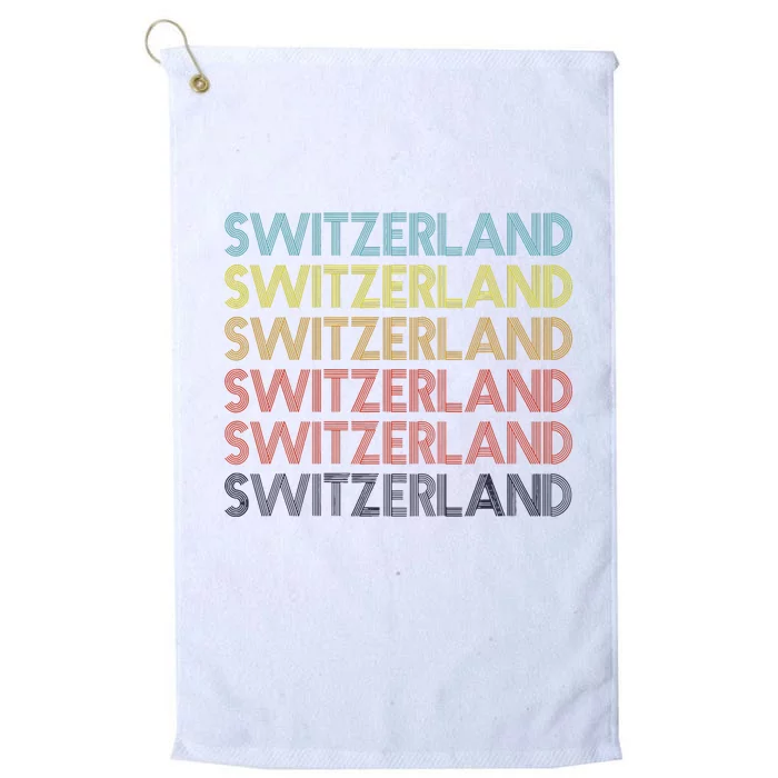 Vintage Switzerland Platinum Collection Golf Towel