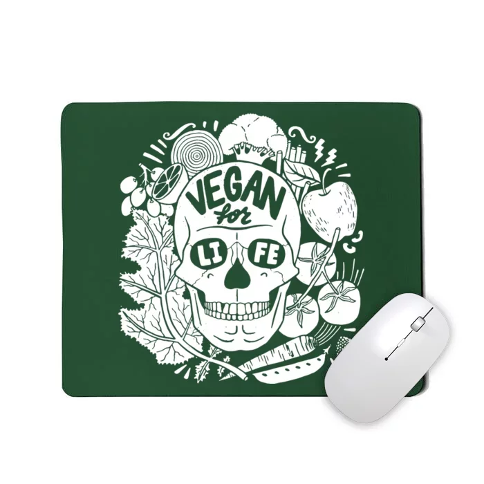 Vegan Skull Mousepad