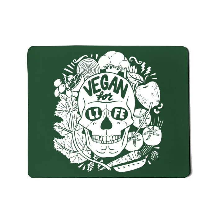 Vegan Skull Mousepad