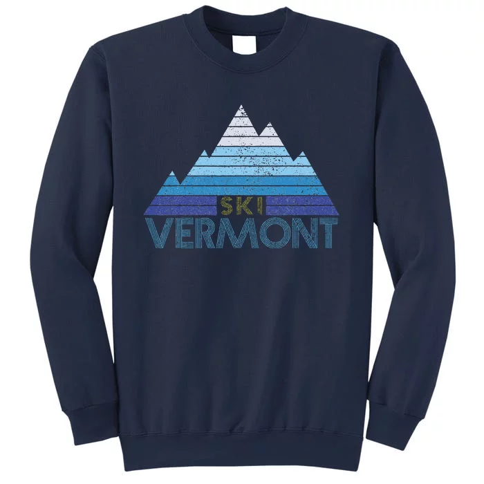 Vermont Ski Vintage Mountain Winter Sports Skiing Souvenir Sweatshirt