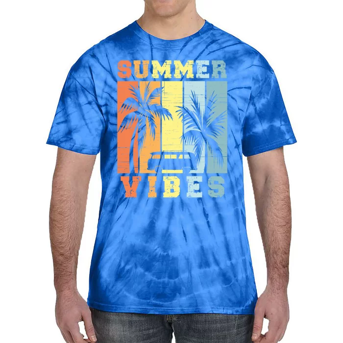 Vacation Summer Vibes Retro Vintage Oh Hey Vacay Gift Tie-Dye T-Shirt