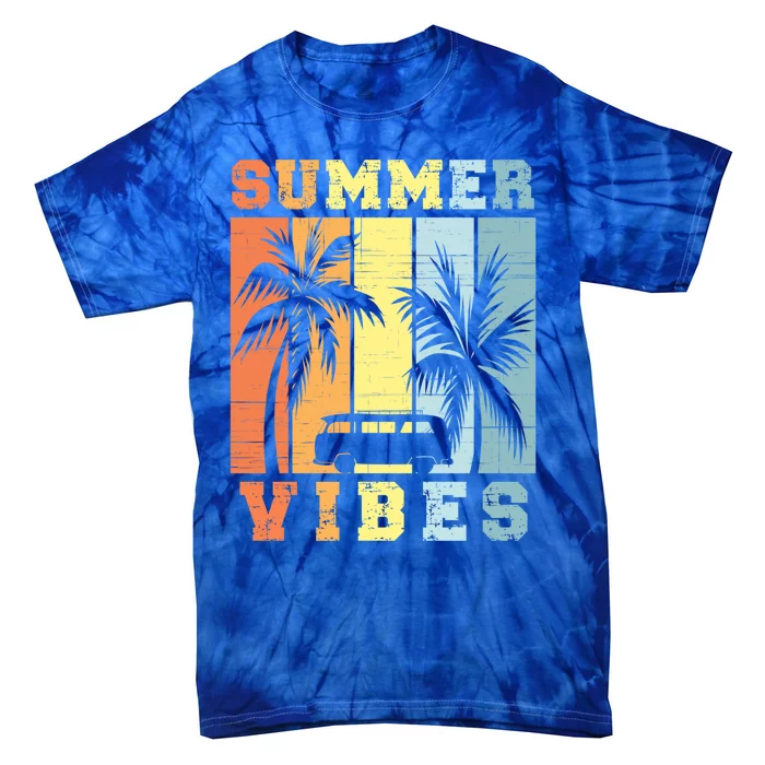 Vacation Summer Vibes Retro Vintage Oh Hey Vacay Gift Tie-Dye T-Shirt