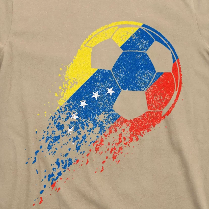 Venezuela Soccer Venezuelan Flag Pride Soccer Player T-Shirt