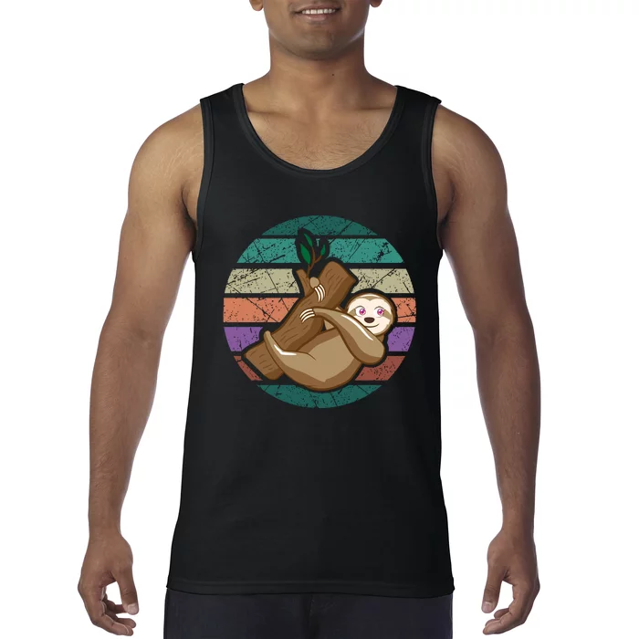 Vintage Sloth Tank Top