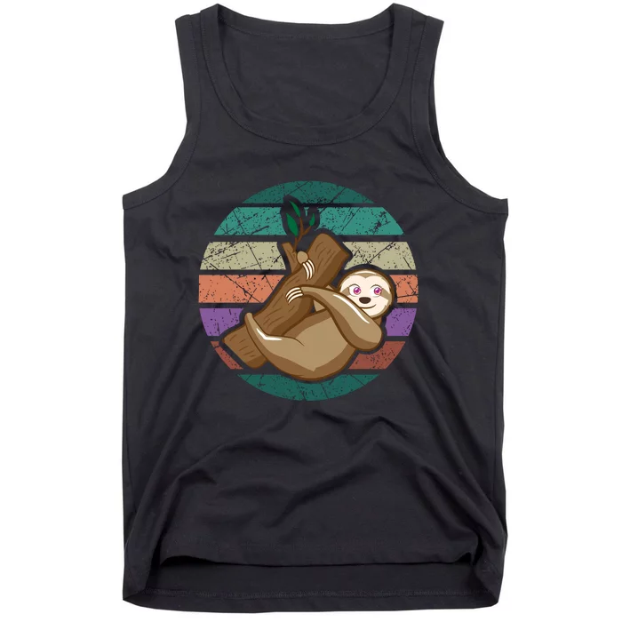 Vintage Sloth Tank Top