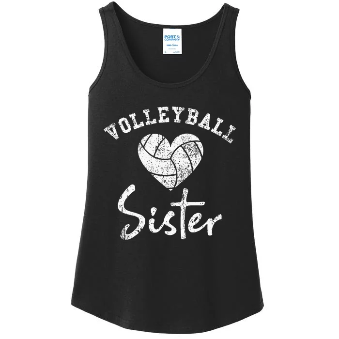 Volleyball Sister Ladies Essential Tank