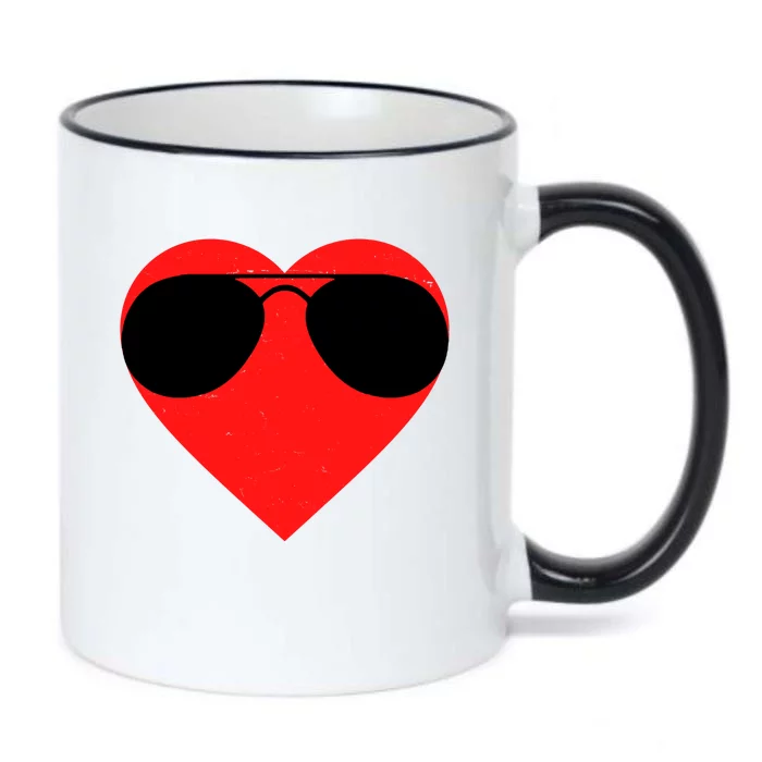 Valentines Shades Black Color Changing Mug