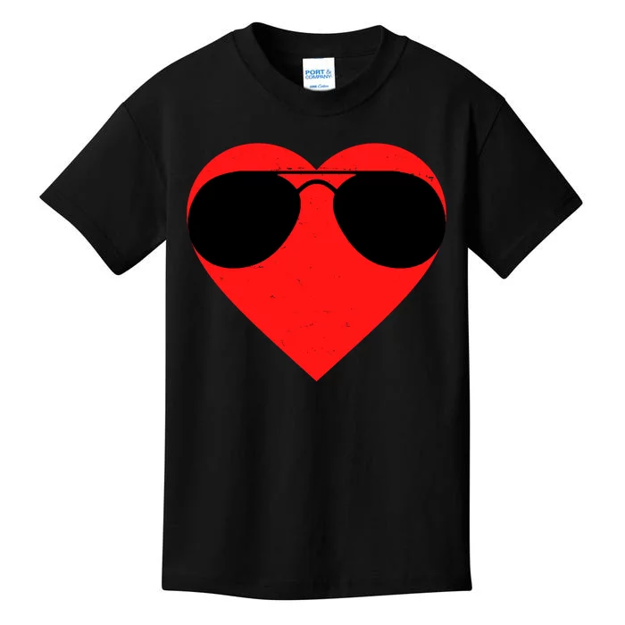 Valentines Shades Kids T-Shirt