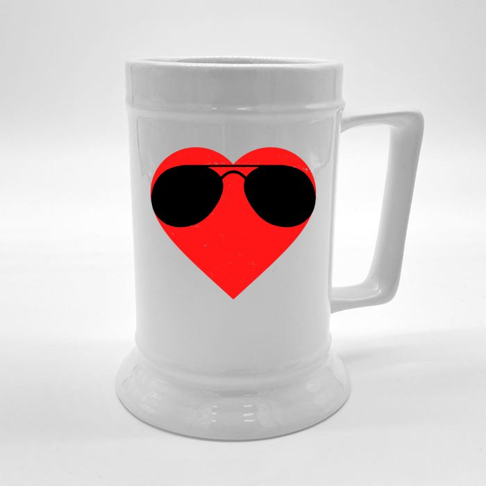 Valentines Shades Front & Back Beer Stein