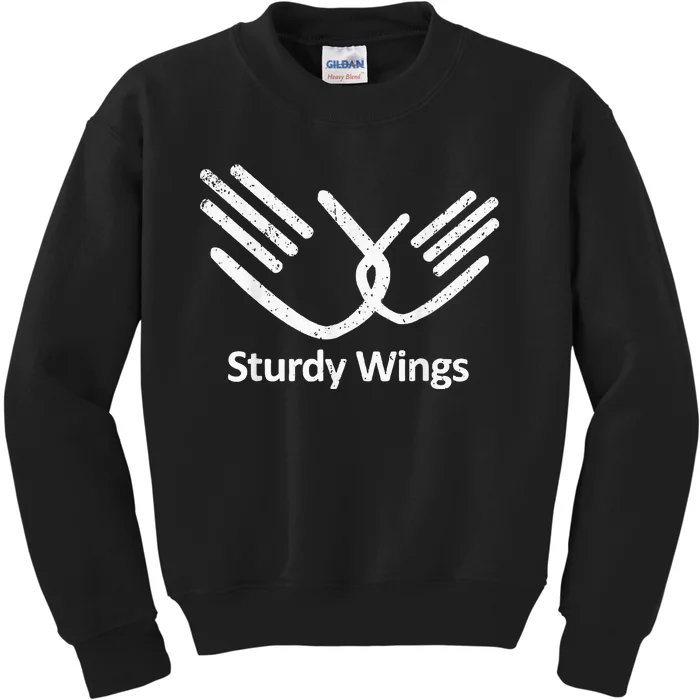 Vintage Sturdy Wings Kids Sweatshirt