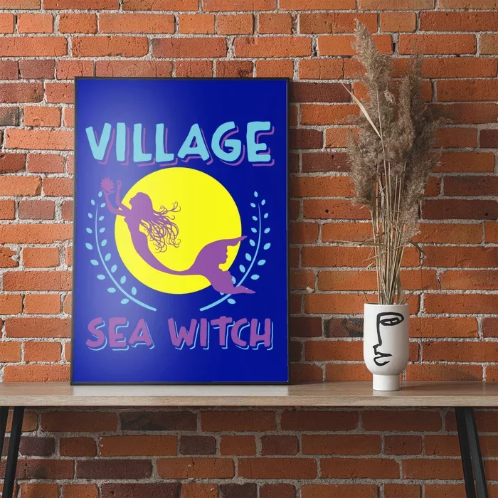 Village Sea Witch Mermaid Halloween Gift Poster