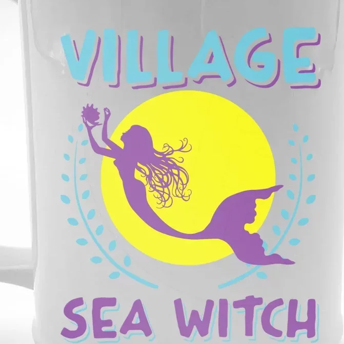 Village Sea Witch Mermaid Halloween Gift Front & Back Beer Stein