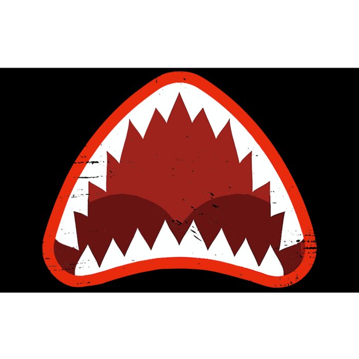 Vintage Shark With Open Mouth Bumper Sticker