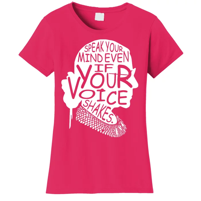 Vintage Speak Your Mind Even If Your Voice Shakes Women's T-Shirt