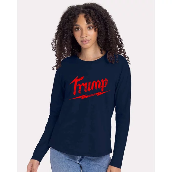 Vintage Trump 2024 Milwaukee Style Womens Cotton Relaxed Long Sleeve T-Shirt