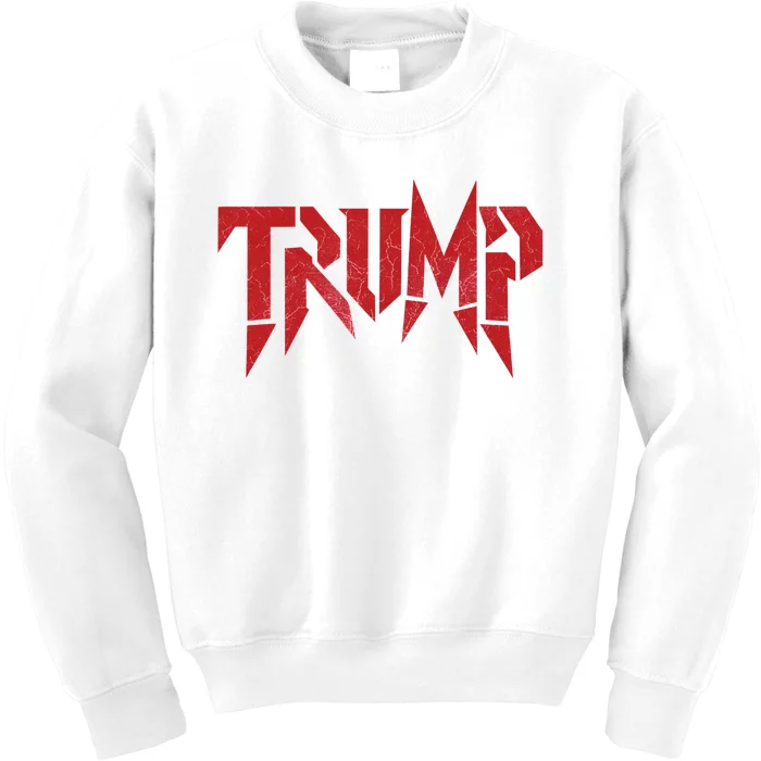 Vintage Trump 2024 Milwaukee Style Kids Sweatshirt