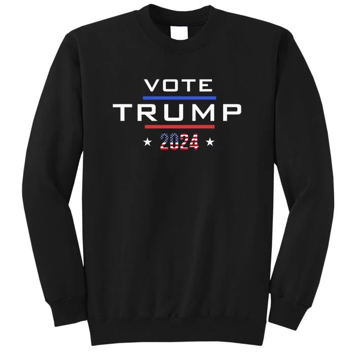 Vote Trump 2024 Flag America Sweatshirt