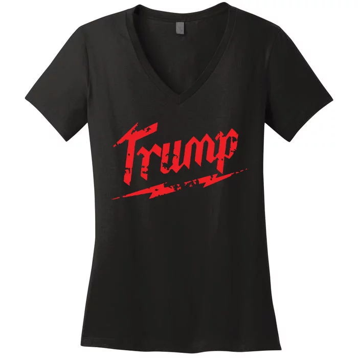 Vintage Trump 2024 Milwaukee Style Women's V-Neck T-Shirt