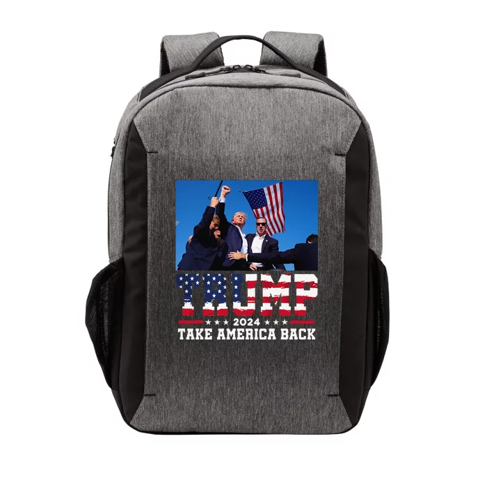 Vintage Trump 2024 For President Vp Usa Election Patriotic Vector Backpack