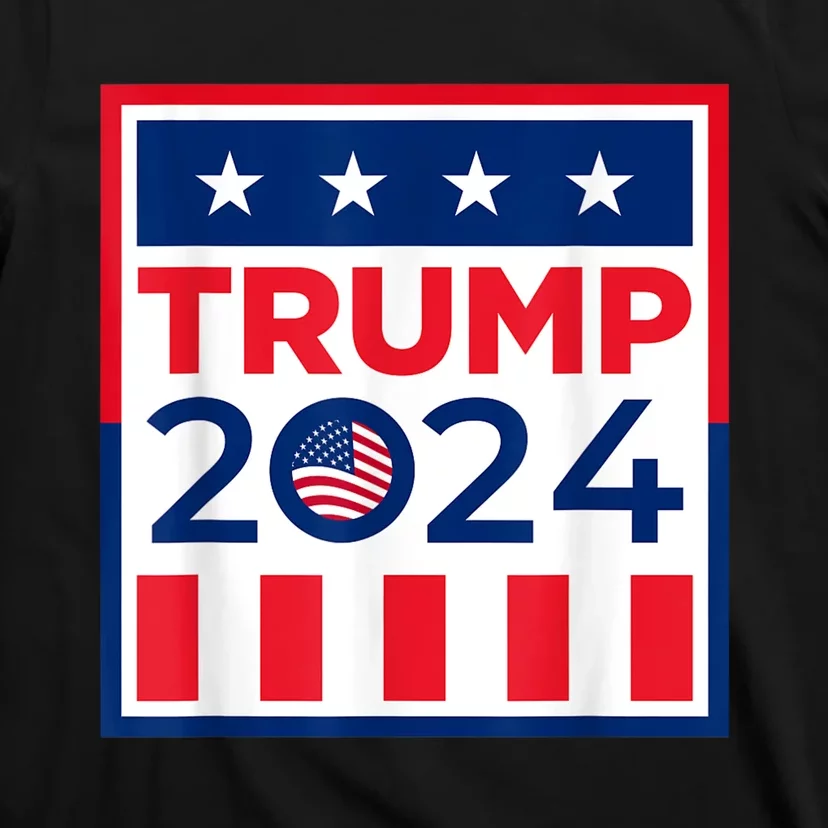 Vote Trump 2024 President Patriotic Republican Voter USA T-Shirt