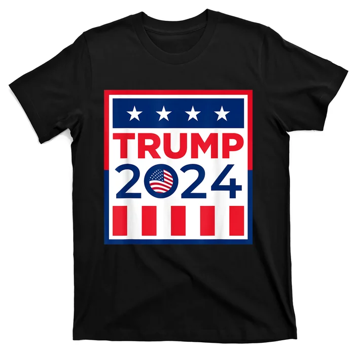 Vote Trump 2024 President Patriotic Republican Voter USA T-Shirt