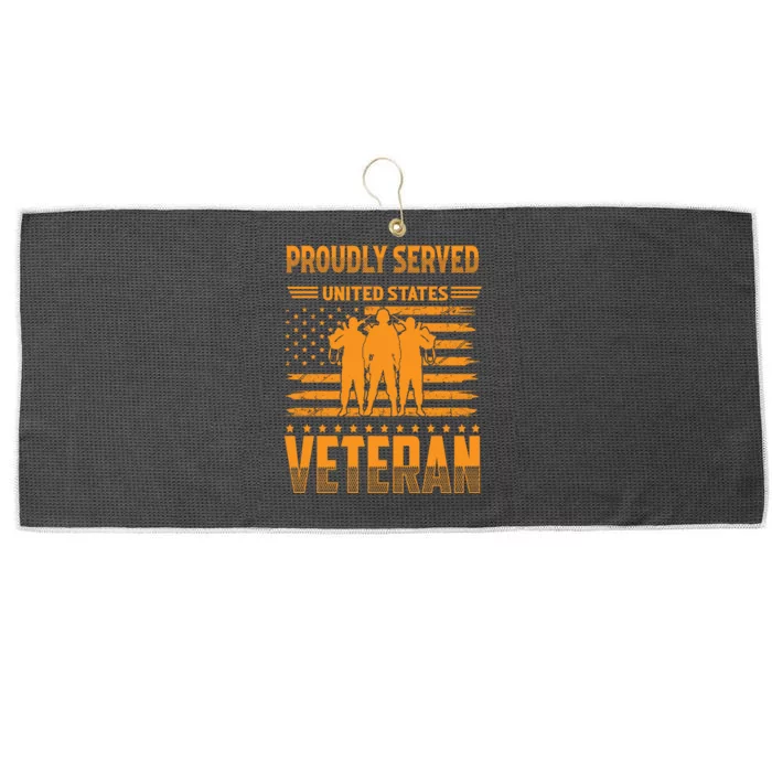 Veteran T 2023 Large Microfiber Waffle Golf Towel