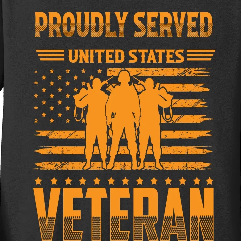 Veteran T 2023 Kids Long Sleeve Shirt