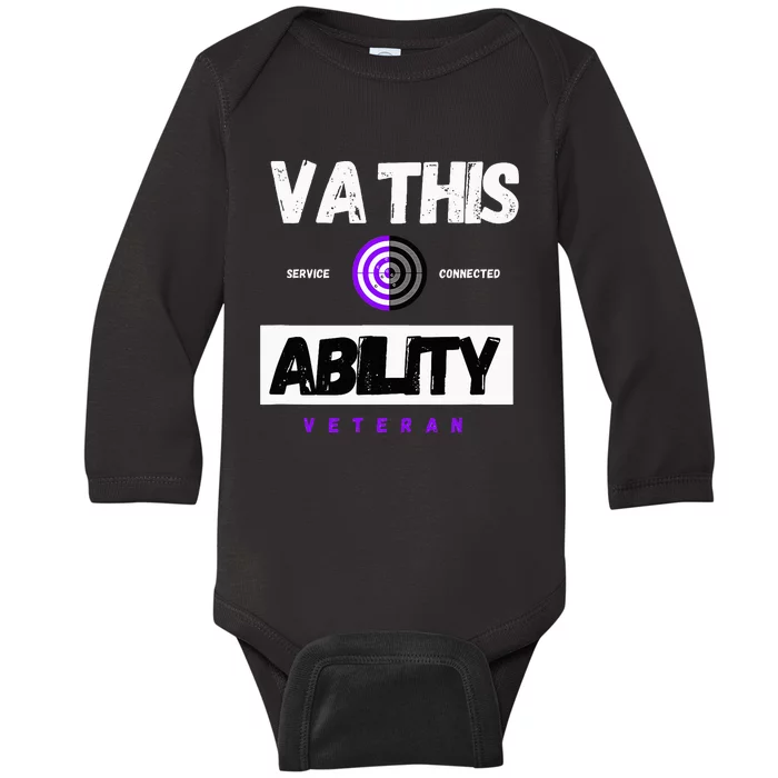 Va This Ability Spiritual Targets Baby Long Sleeve Bodysuit