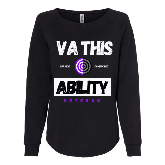 Va This Ability Spiritual Targets Womens California Wash Sweatshirt