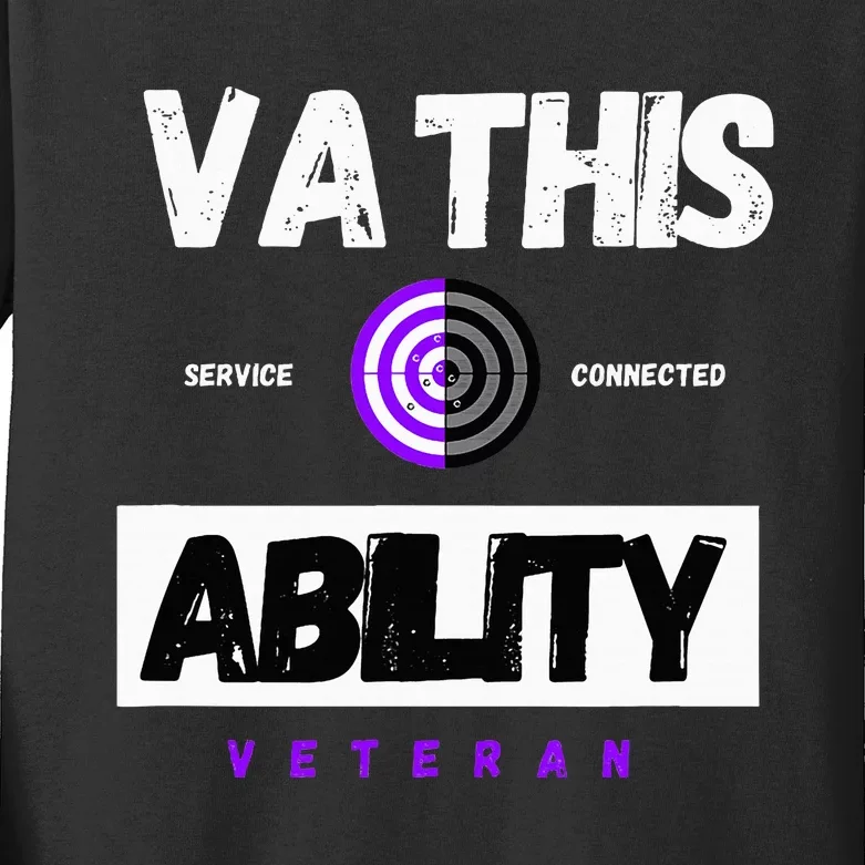 Va This Ability Spiritual Targets Kids Long Sleeve Shirt