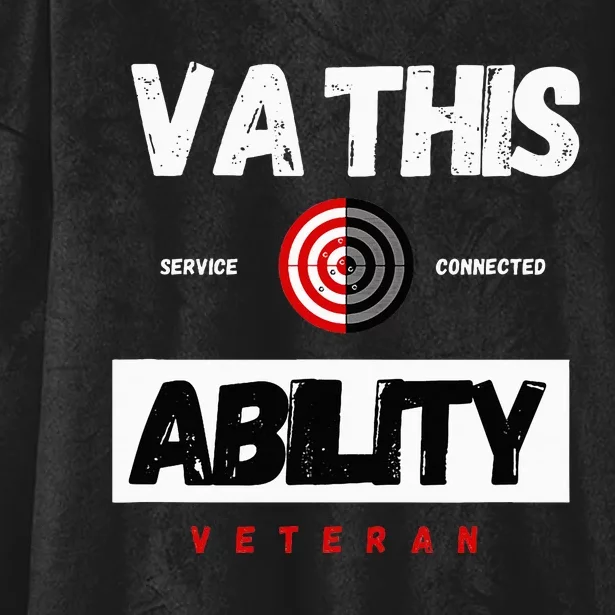 Va This Ability Veteran Hunters Hooded Wearable Blanket