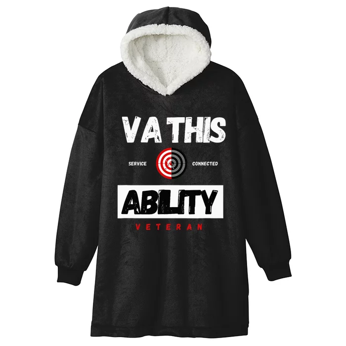 Va This Ability Veteran Hunters Hooded Wearable Blanket