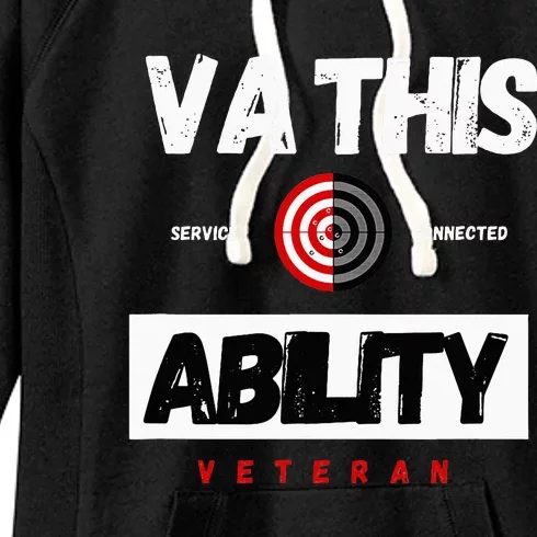 Va This Ability Veteran Hunters Women's Fleece Hoodie