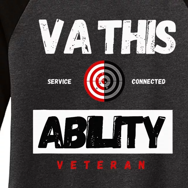 Va This Ability Veteran Hunters Women's Tri-Blend 3/4-Sleeve Raglan Shirt