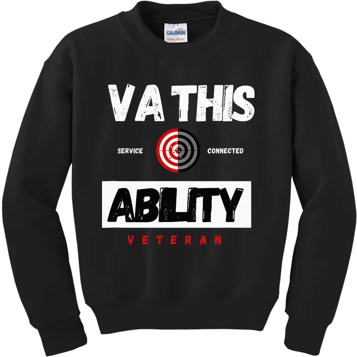 Va This Ability Veteran Hunters Kids Sweatshirt