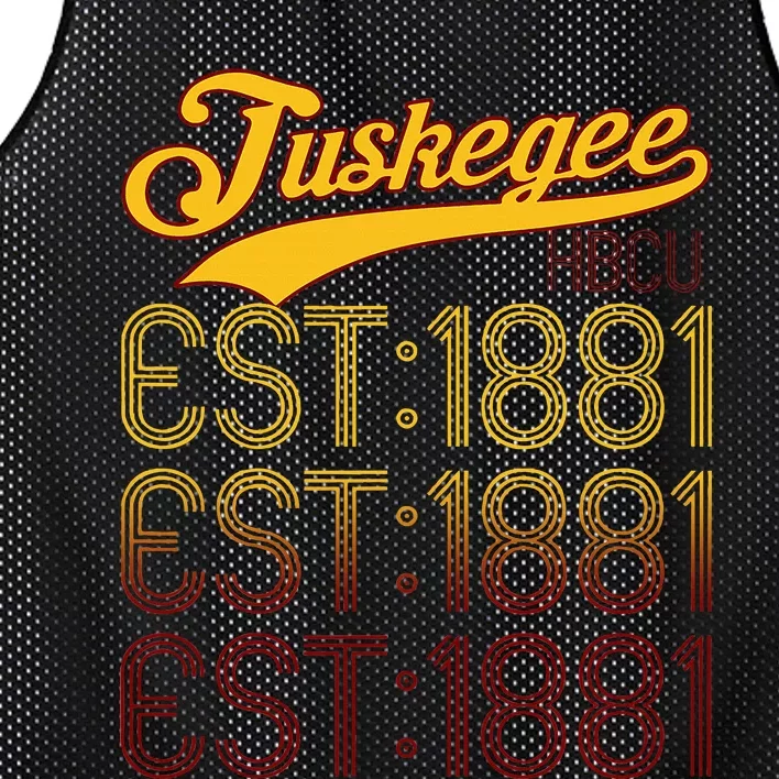 Vintage Tuskegee Al Distressed Maroon Varsity Style Mesh Reversible Basketball Jersey Tank