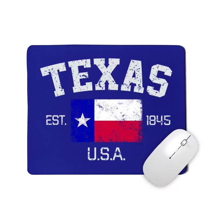 Vintage Texas Austin Est 1845 Souvenir Gift Cute Gift Mousepad