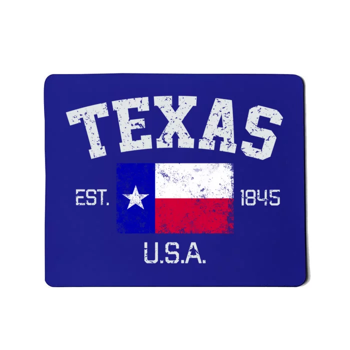 Vintage Texas Austin Est 1845 Souvenir Gift Cute Gift Mousepad