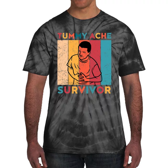 Vintage Tummy Ache Survivor Tie-Dye T-Shirt