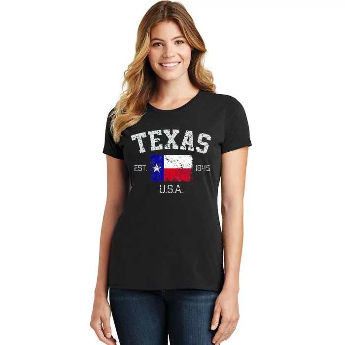 Vintage Texas Austin Est 1845 Souvenir Gift Women's T-Shirt