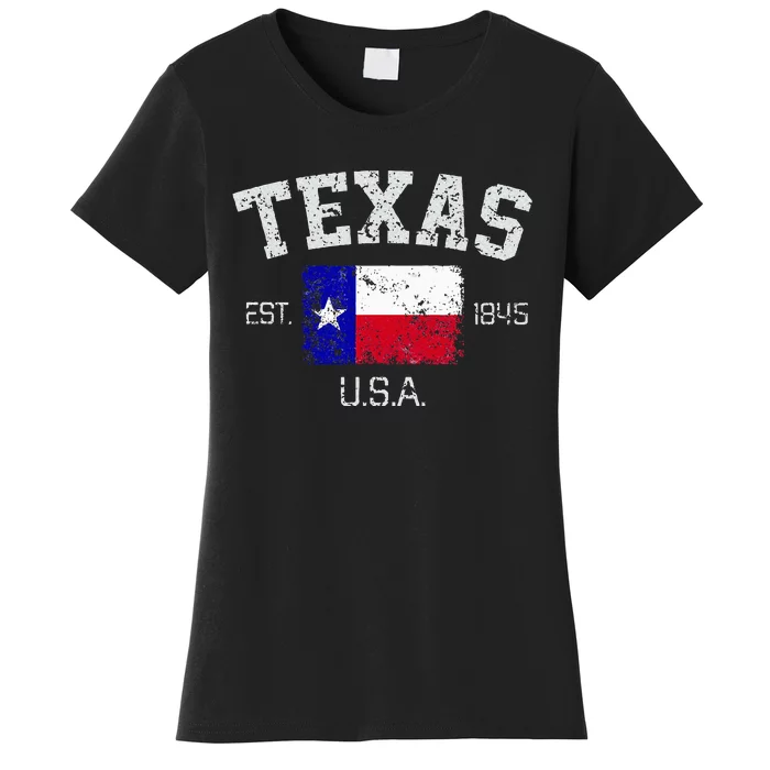 Vintage Texas Austin Est 1845 Souvenir Gift Women's T-Shirt